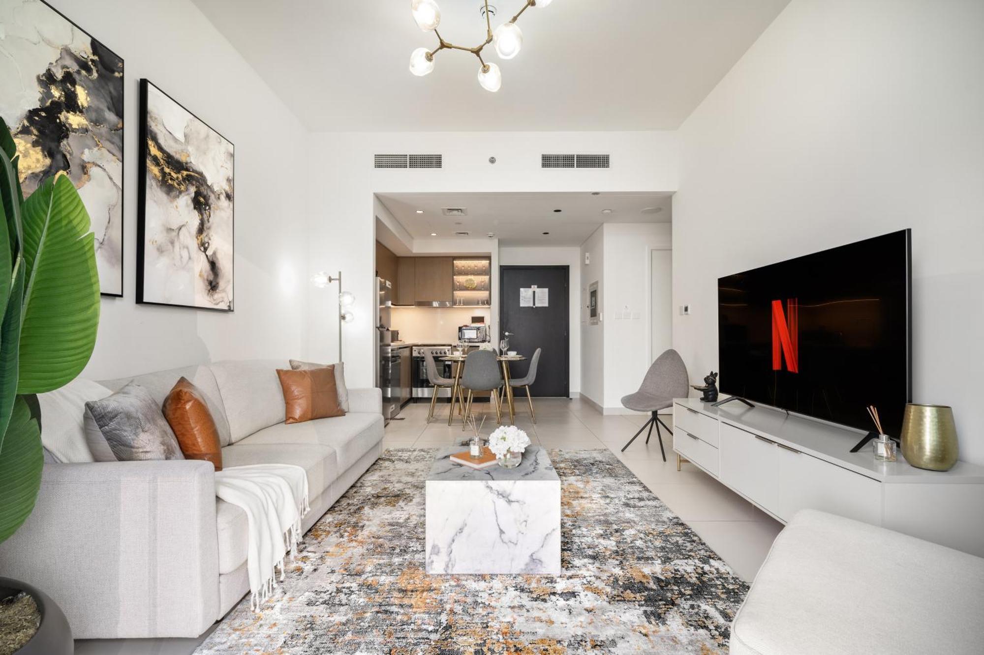 Appartement Luxury One Bedroom With Full Burj Khalifa View & Fountain View By Delujo