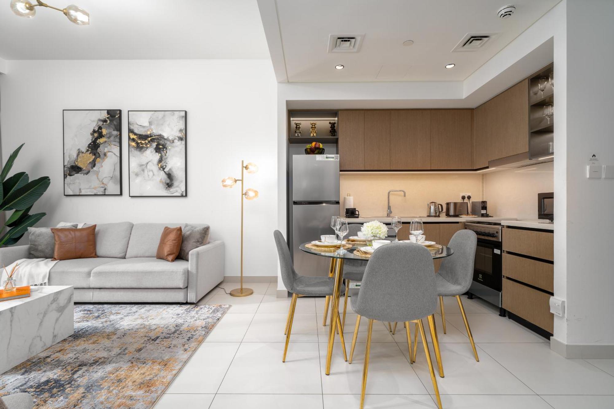 Luxury One Bedroom With Full Burj Khalifa View & Fountain View By Delujo Appartement *